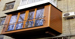 Внешняя отделка балкона Елабуга цена от 1048 руб. м/2.